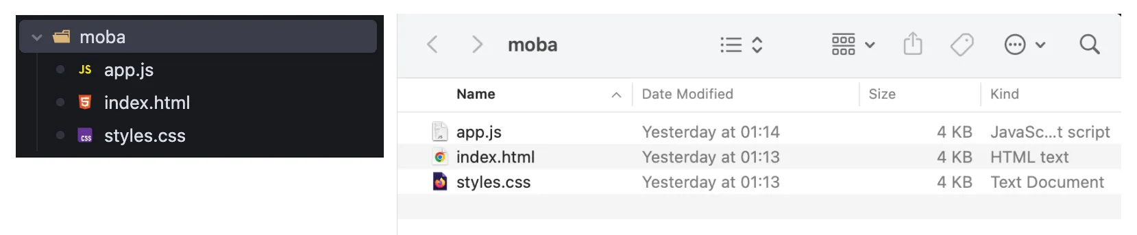 除了html文件还有 css js 文件